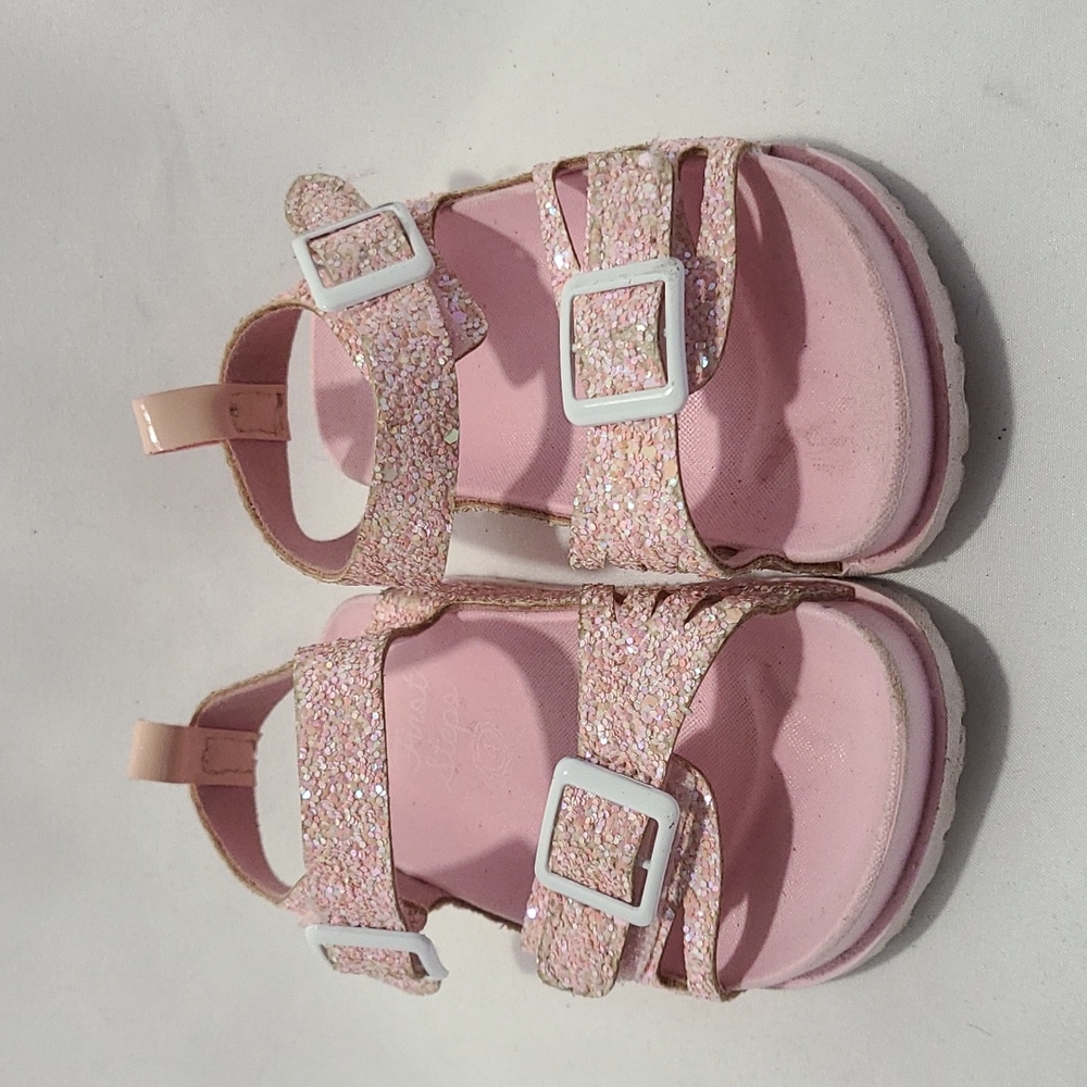 First Steps pink sandals size 4